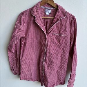 Petite Plume Flannel Women’s Pajama Top XS